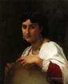 Litalienne au tambourin Realismo William Adolphe Bouguereau